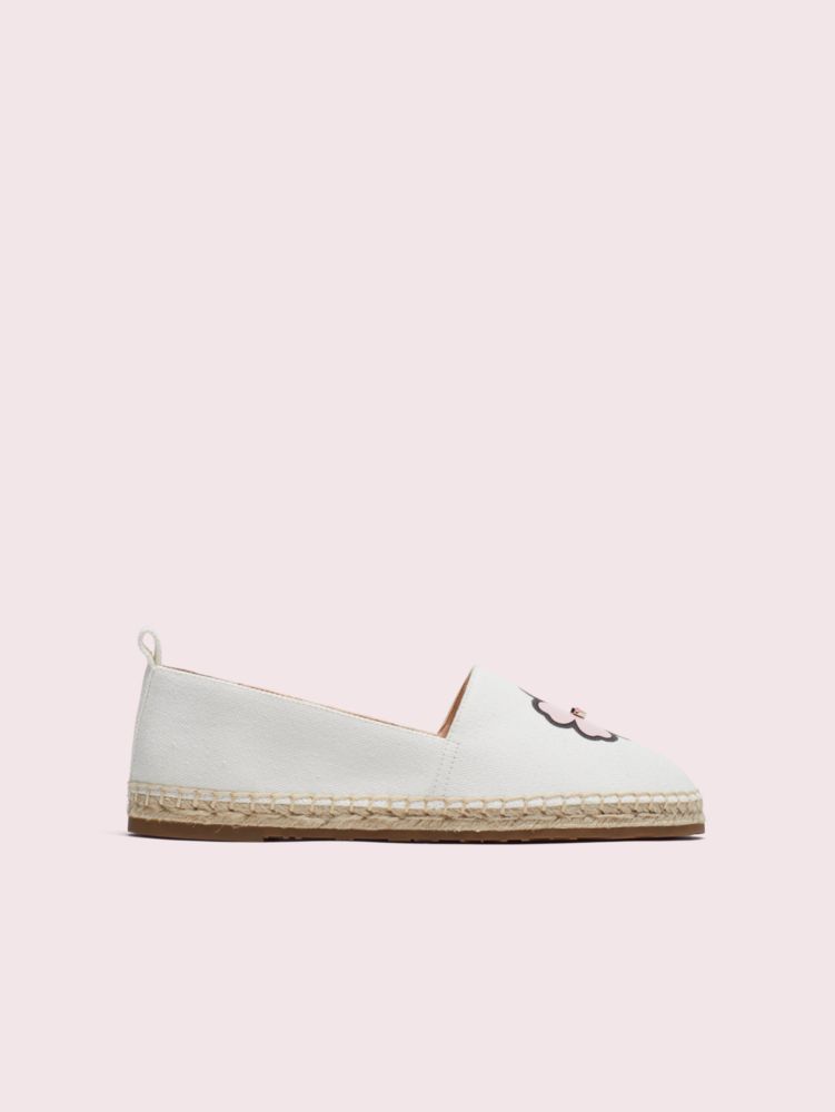 Kate Spade,gavyn espadrille flats,Raw Almond/Black