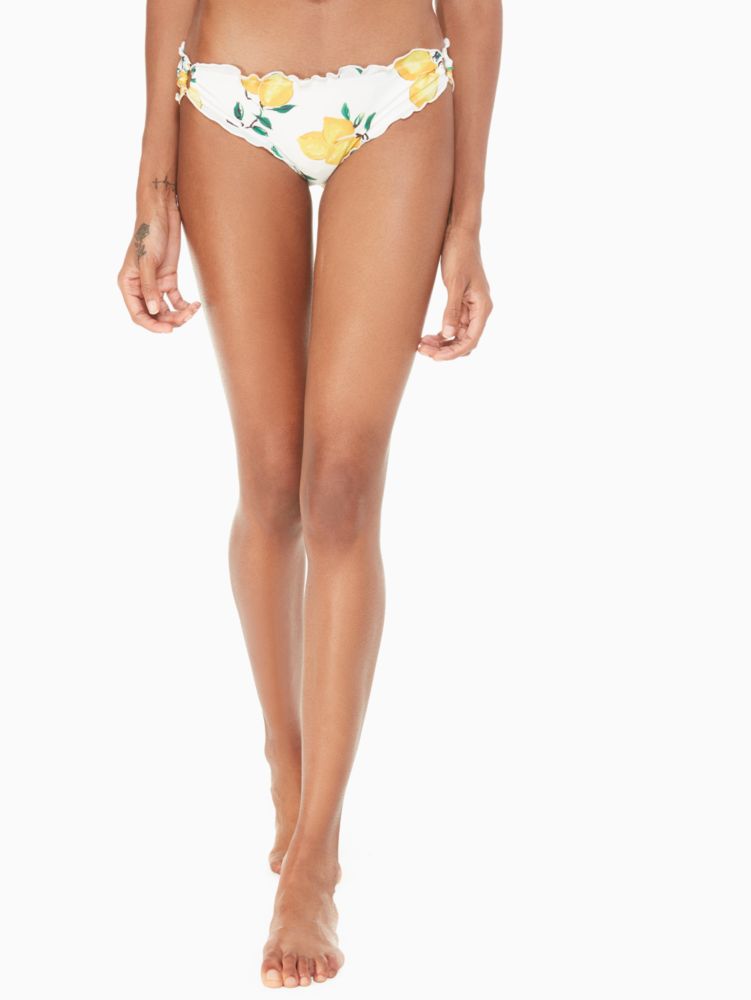 Lemon Beach Ruffle Edge Bikini Bottom, , Product