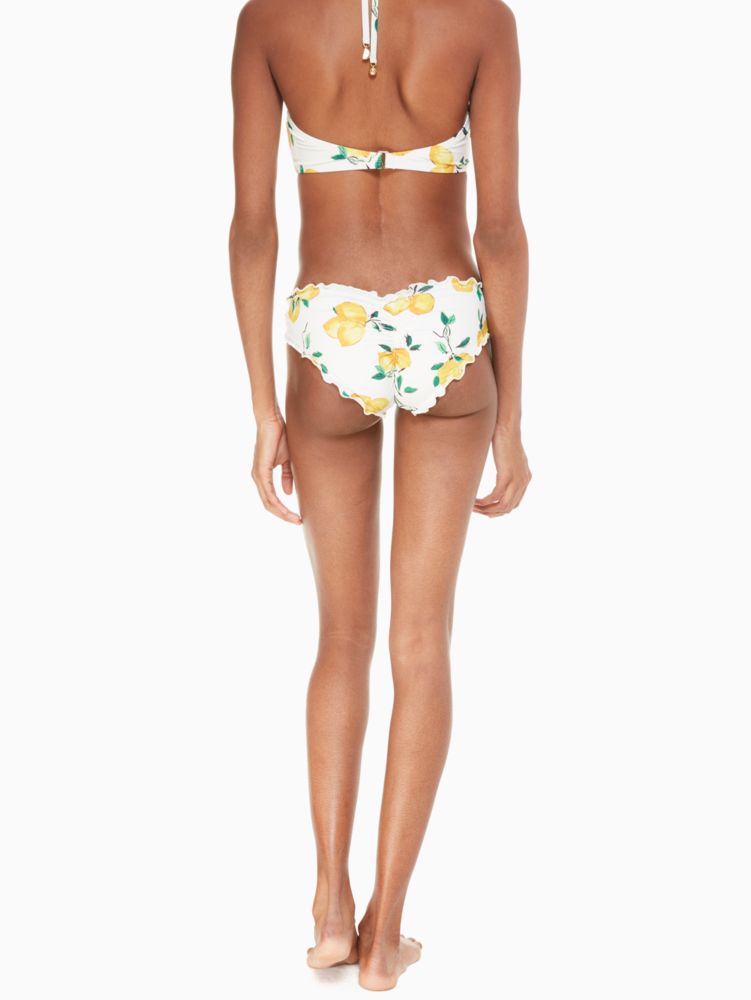 Lemon Beach Ruffle Edge Bikini Bottom, , Product