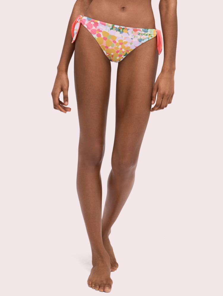Floral Dots Reversible Bikini Bottom, , Product