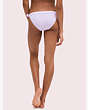 Kate Spade,daisy buckle bikini bottom,swimwear,Pink Mauve