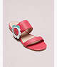 Kate Spade,fabi sandals,Wht/Pink