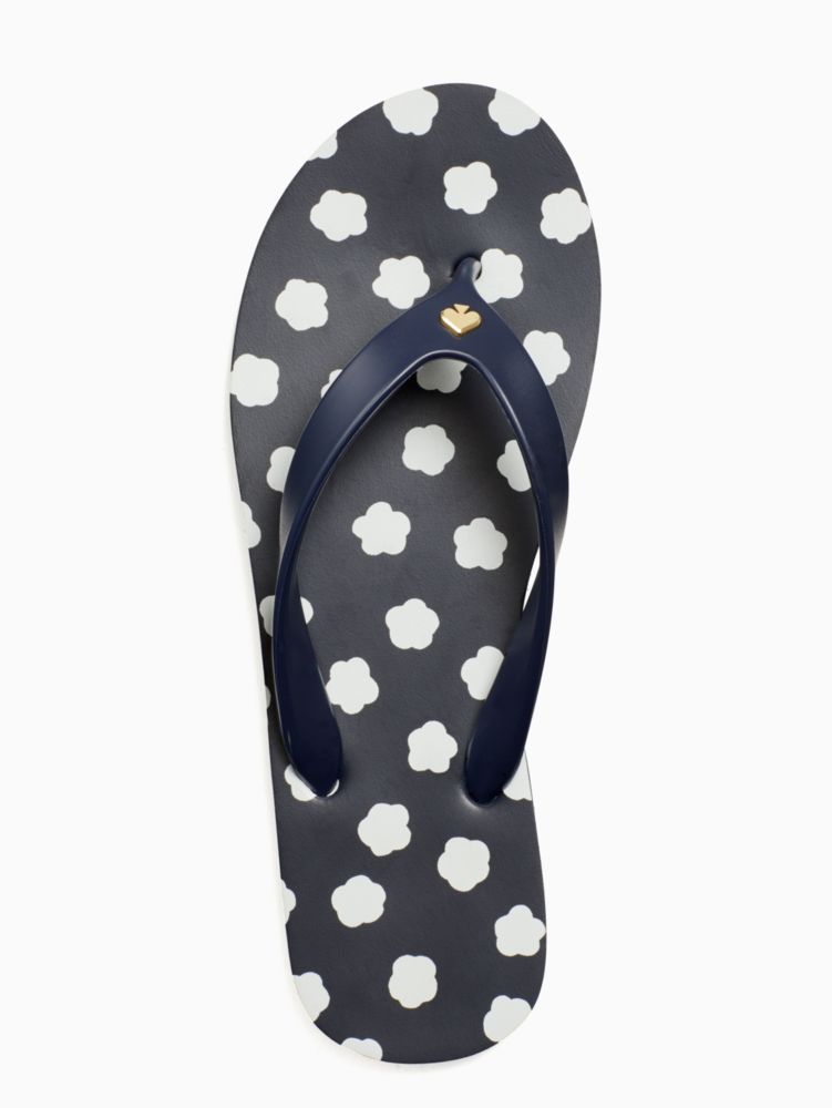 Kate spade polka store dot flip flops