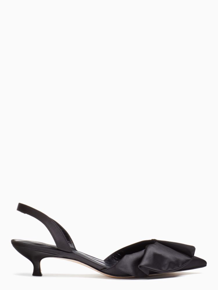 Kate Spade,dahlia kitten heels,heels,Black / Glitter