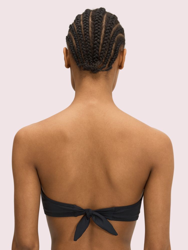 Kate Spade,Palm Beach Molded-cup Bandeau Bikini Top,