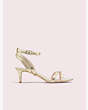 Kate Spade,selma sandals,sandals,Pale Gold