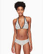 Kate Spade,stinson beach halter bikini top,swimwear,Light Fawn