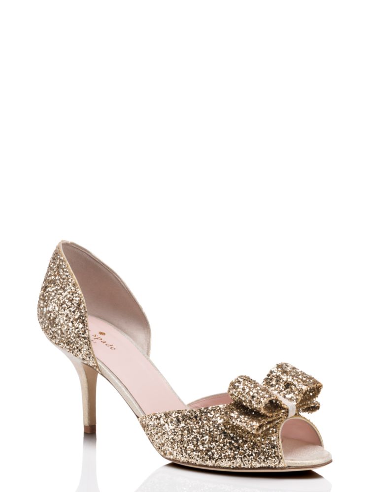 Kate spade gold on sale heels