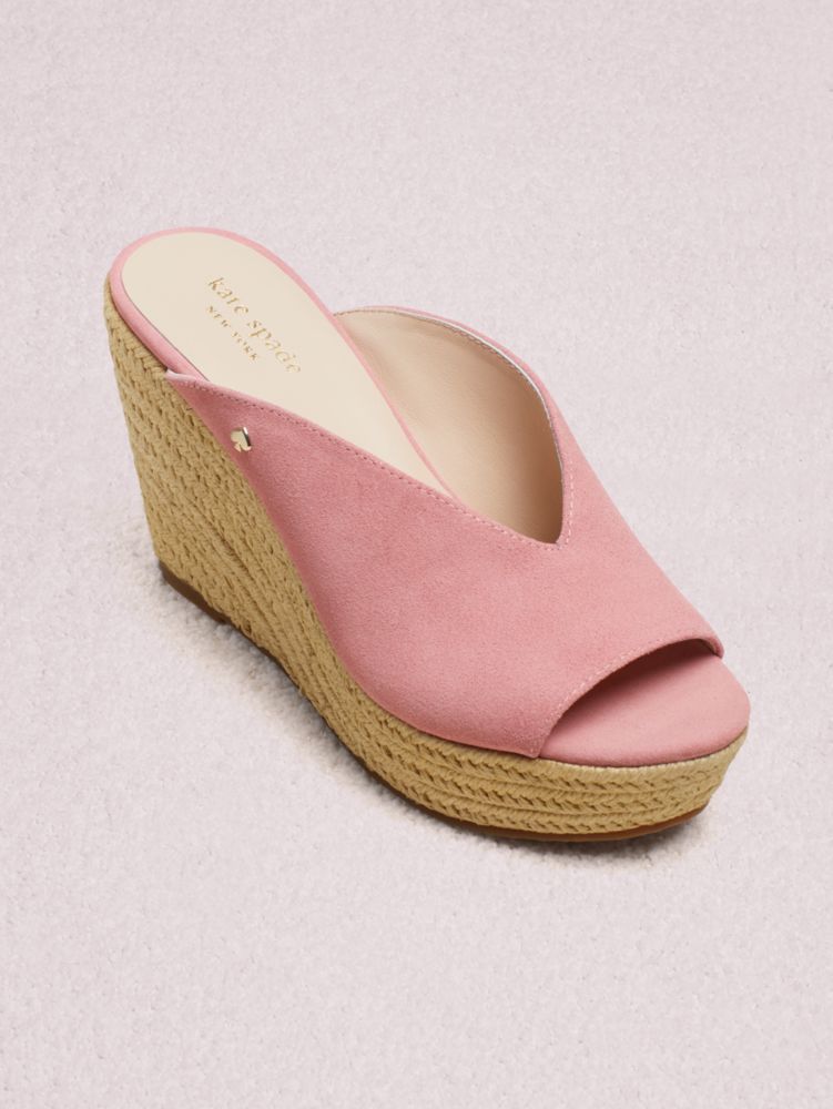 Kate Spade,thea wedge sandals,sandals,Cherry Blossom/Black