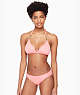 Kate Spade,crescent bay string bikini top,swimwear,Blush Print