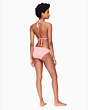 Kate Spade,crescent bay string bikini top,swimwear,Blush Print