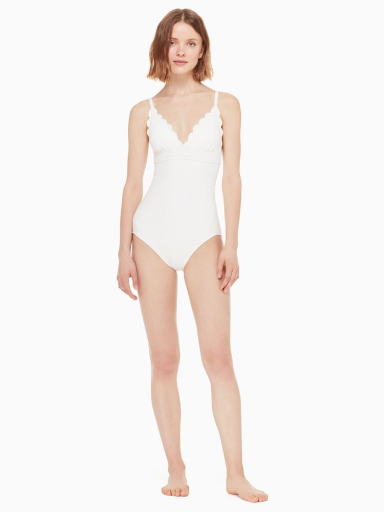 Kate spade scalloped one piece swimsuit online