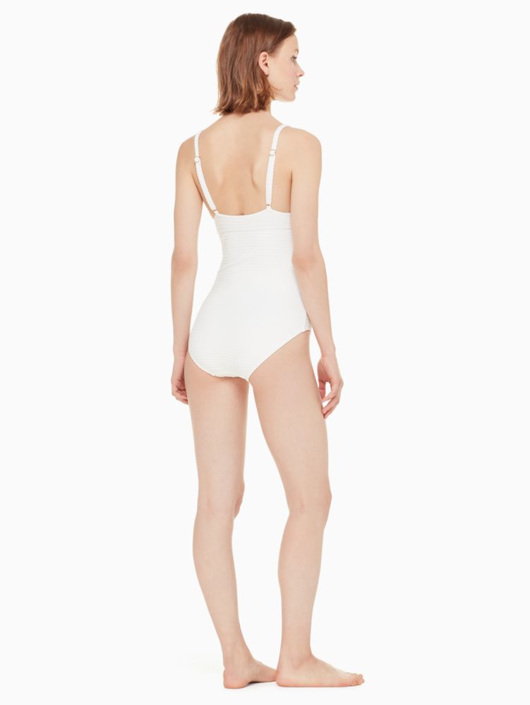 Kate Spade,marina piccola v-neck one-piece swimsuit,