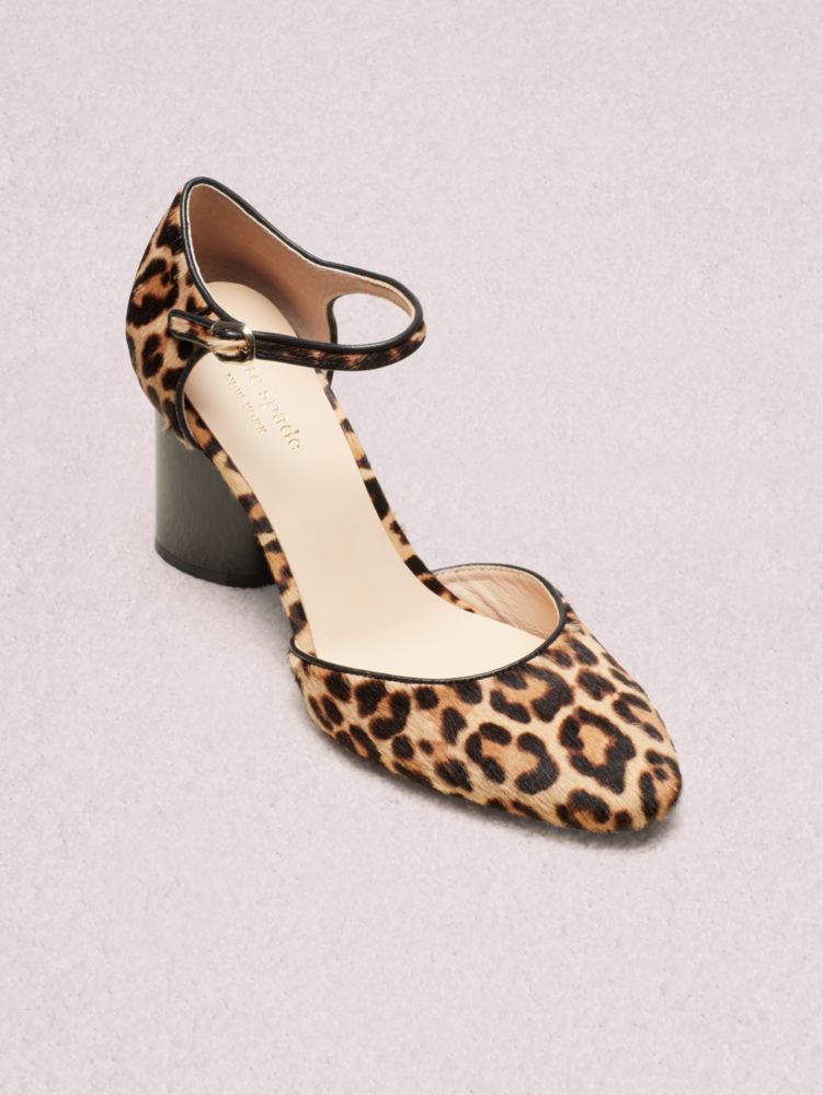 Kate spade hot sale leopard pumps