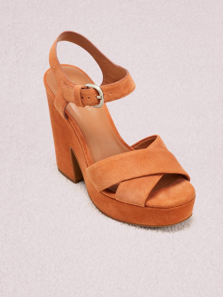 Kate Spade,grace platform sandals,sandals,Brick