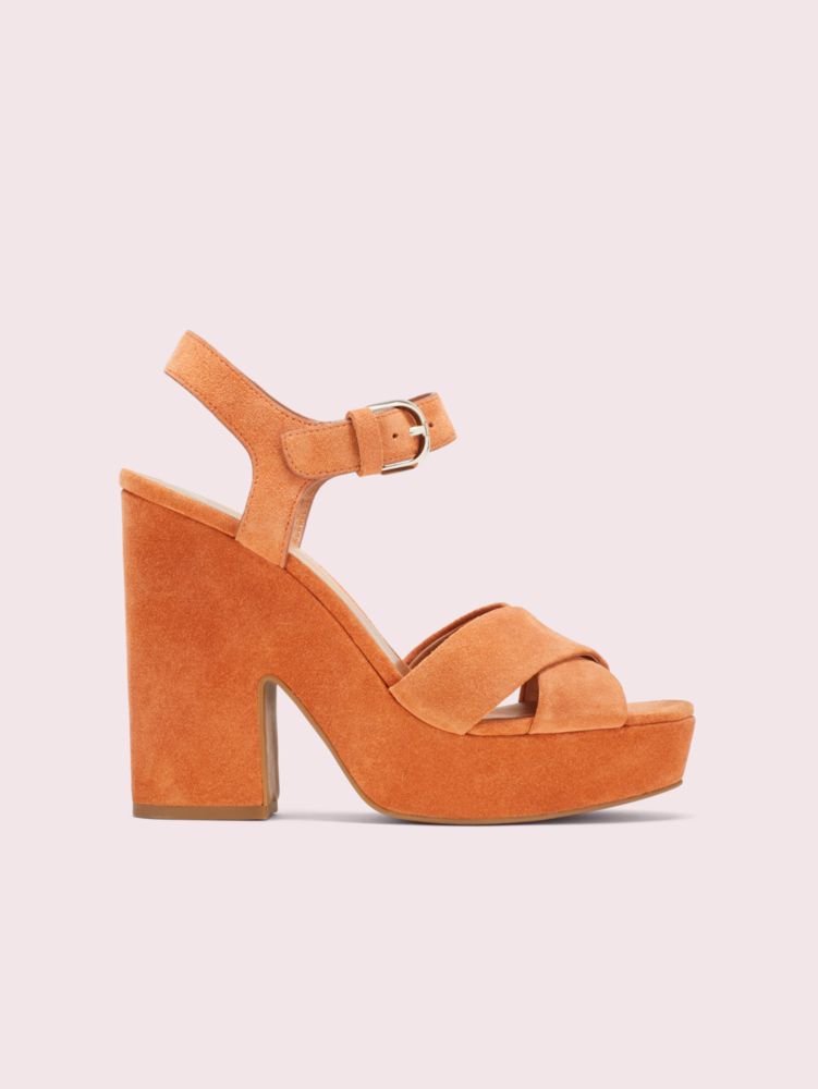 Kate Spade,grace platform sandals,sandals,Brick