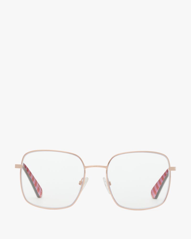 Kate Spade,Salome Readers,Reading,Square,Tortoise,Adjustable Nose Pads,Gold Metal,Casual,