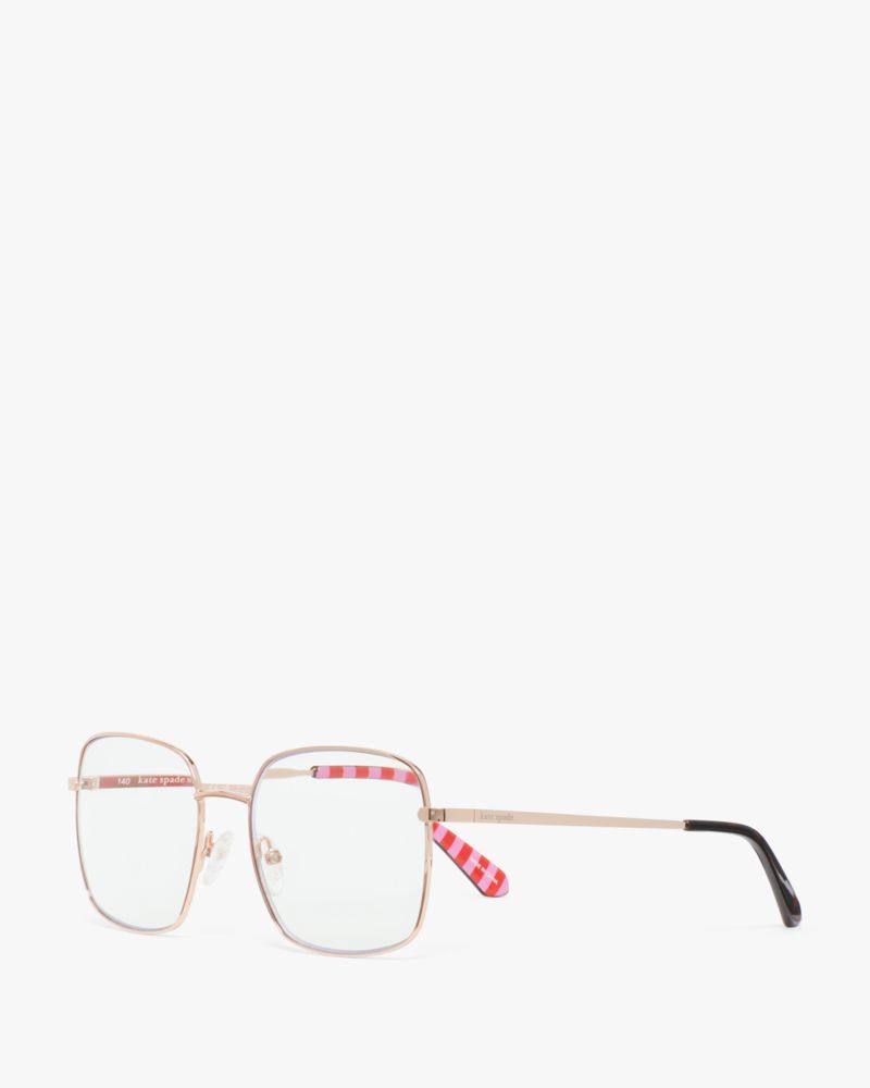 Kate Spade,Salome Readers,Red Gold