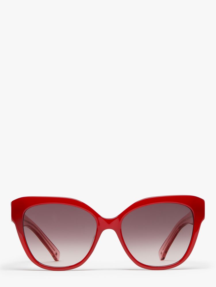 Kate spade hot sale red sunglasses