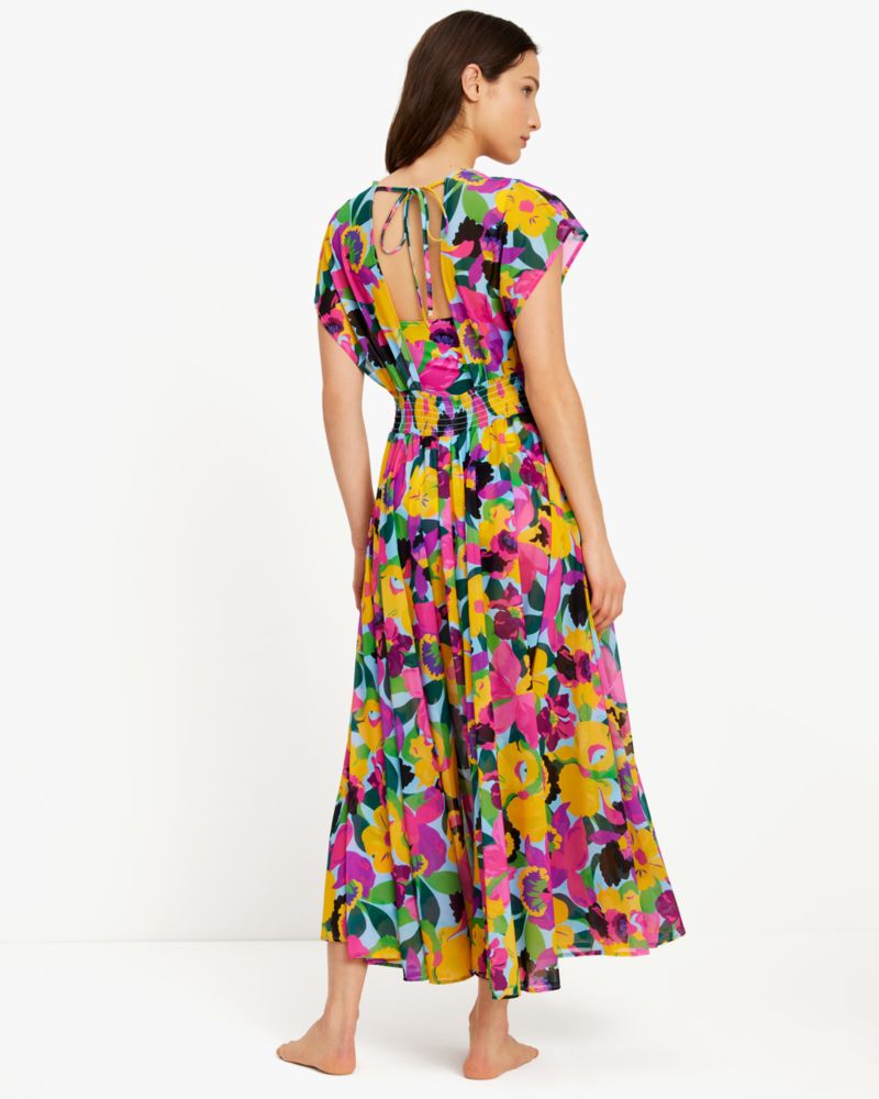 Kate Spade,Orchid Bloom Maxi Cover Up Dress,Orchid Bloom print,Multi