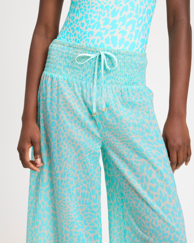 Kate Spade,Regal Leopard Cover-up Pants,