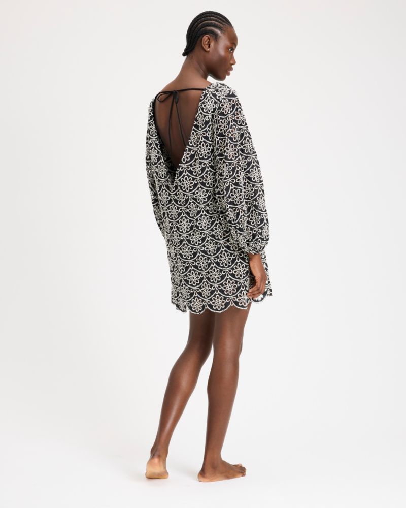 Kate Spade,Eyelet Cover-up Dress,Multi Color