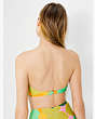 Cucumber Floral Tie Bandeau Bikini Top | Kate Spade New York
