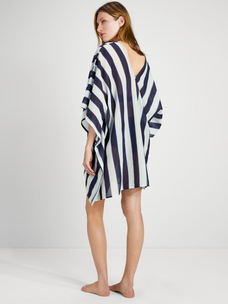 Kate Spade,Awning Stripe Cover-Up Caftan,