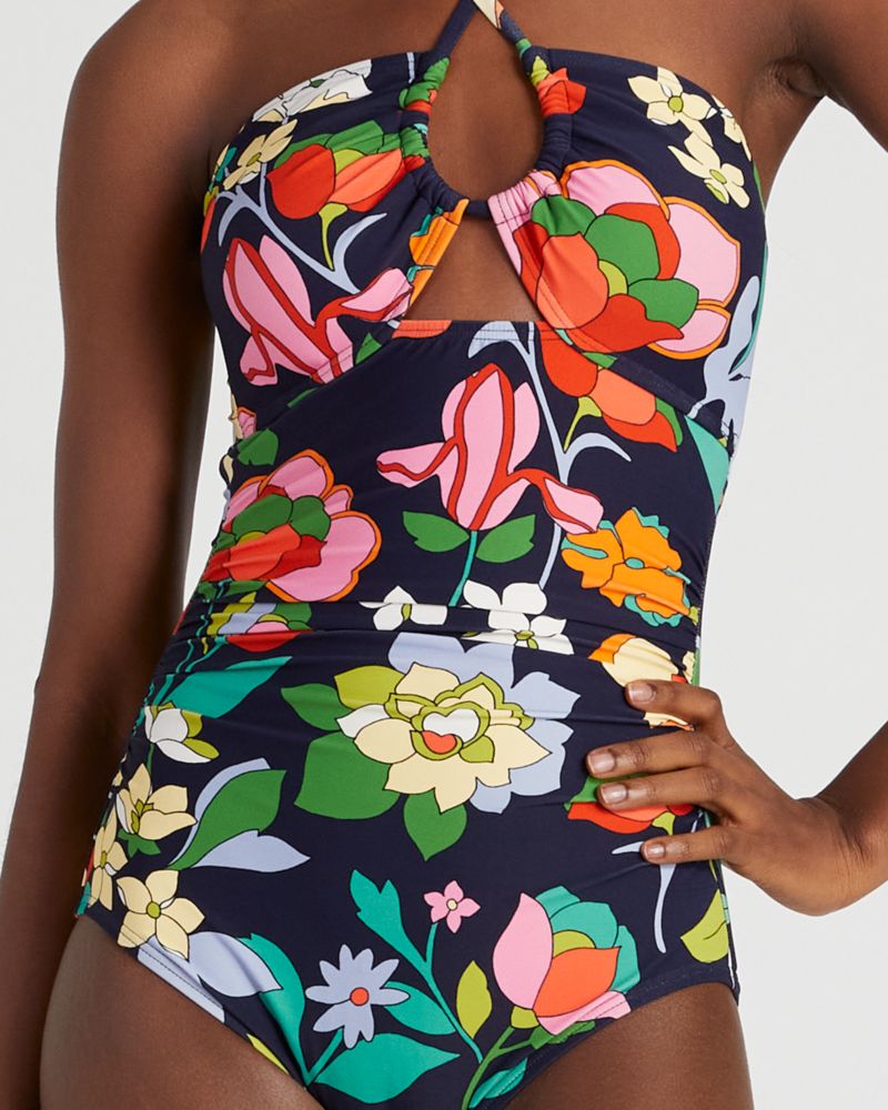 Flower Bed Bandeau One Piece | Kate Spade New York