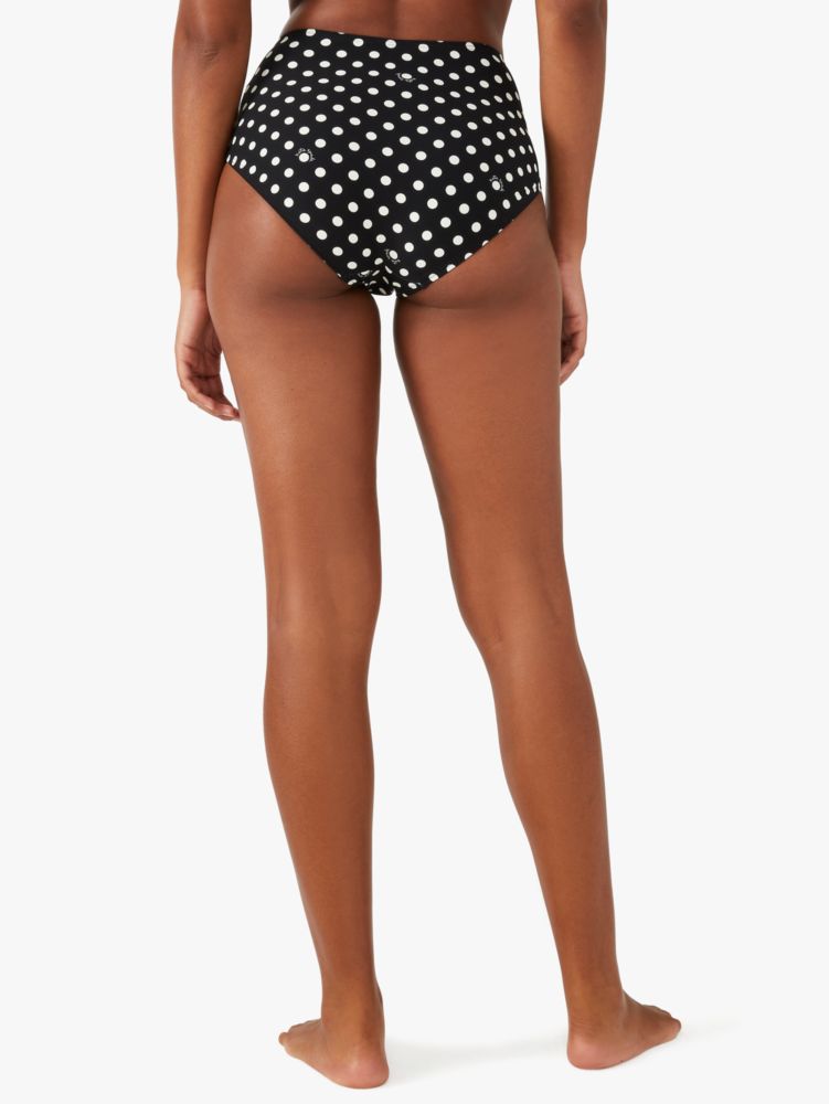 Kate Spade,lia dot high-waist bikini bottom,swimwear,