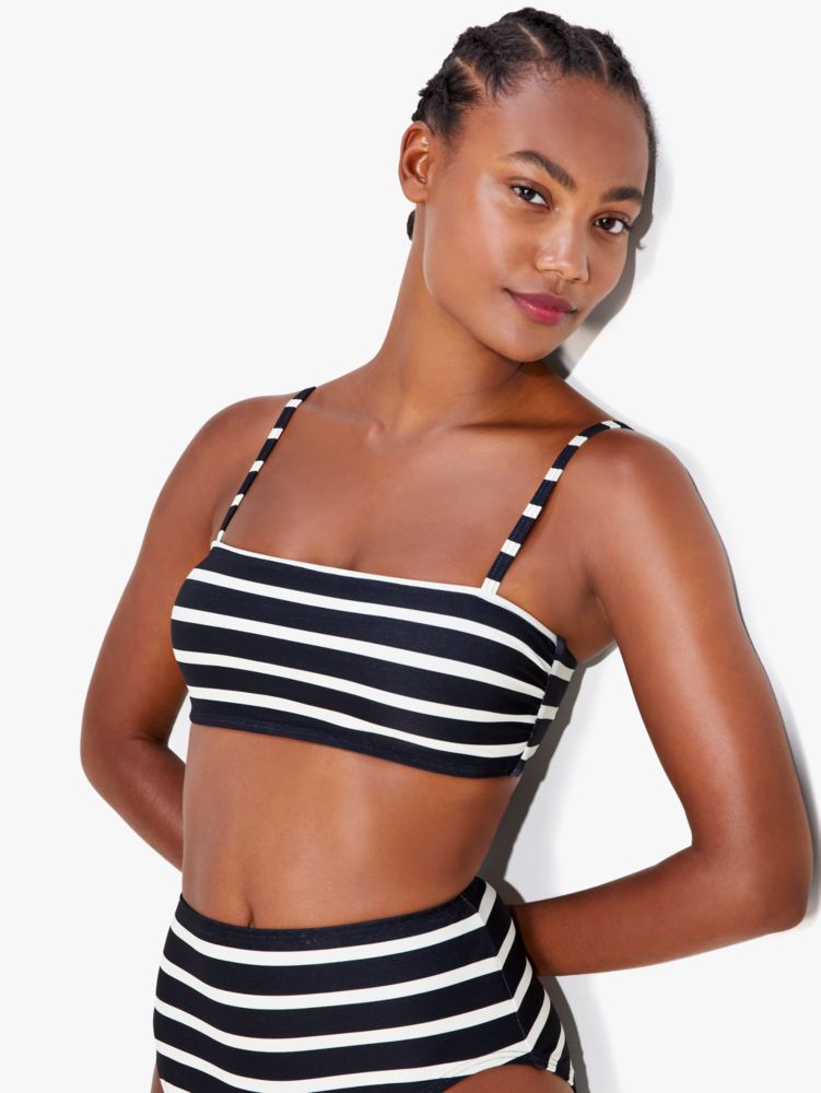 Striped Square-Neck Top