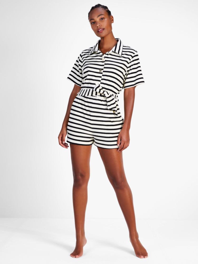 Breton Stripe Cover-up Romper