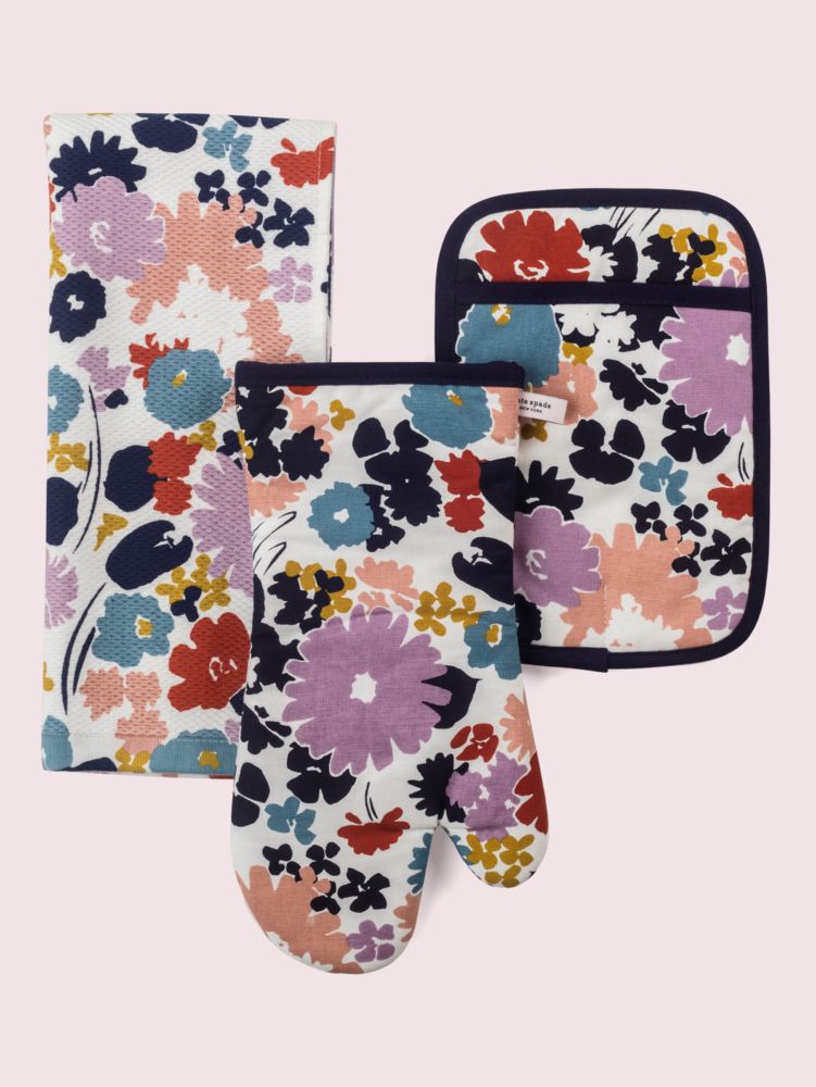 Kate Spade,Swing Flora 3-piece Kitchen Set,