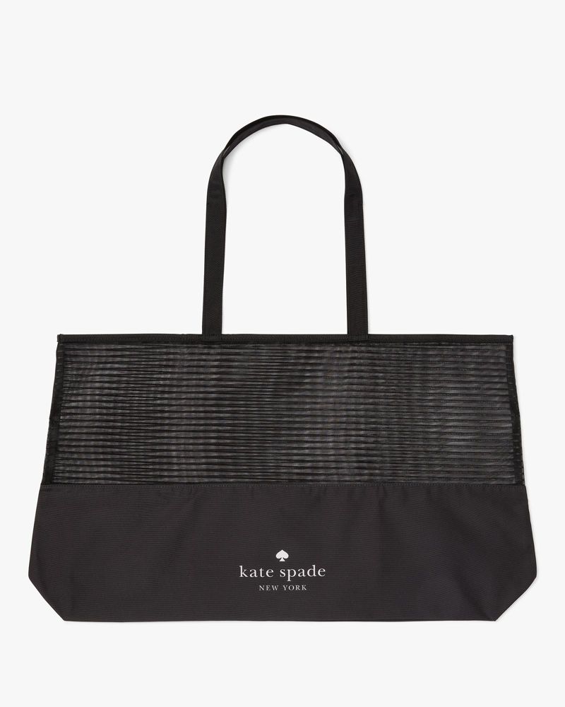 Stripe Mesh Tote Kate Spade Outlet