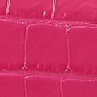 QA_AUTO knott croc-embossed leather flap crossbody, Pomegranate., Product