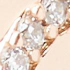 Kate Spade,Spot The Spade Pave Huggies,Dangle Earring,Hoops,Cubic Zirconia,Cut Out,Logo,Gem Embellishment,Brass,Rose Gold ...,Clear
