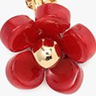 Summer Daze Flower Pendant, Red Multi, Swatch