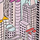 Kate Spade,Kate Cityscape Silk Scarf,