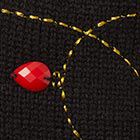 Kate Spade,String Light Holiday Beanie,Black