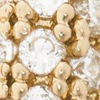 Kate Spade,Brilliant Statements Pavé Mini Huggies,Huggies,Metal Material,Cubic Zirconia,Gem Embellishment,Gold Metal,Work,Clear