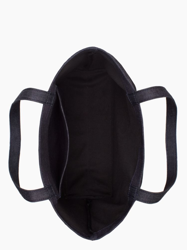 Indigo Denim Tote, , Product