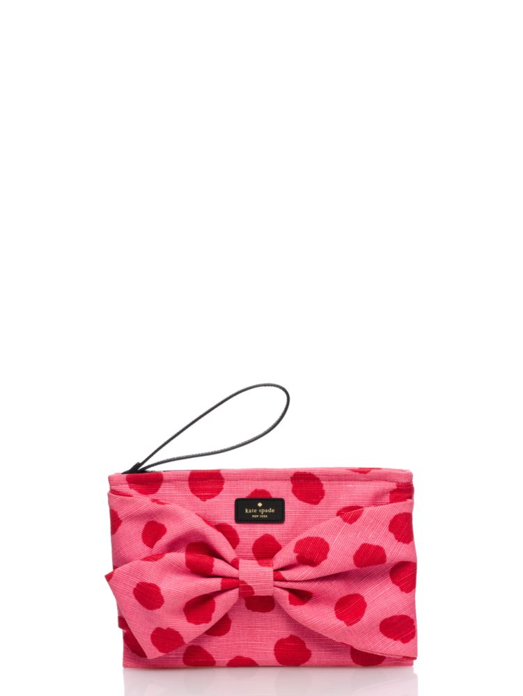 Kate Spade,On Purpose Canvas Wristlet,