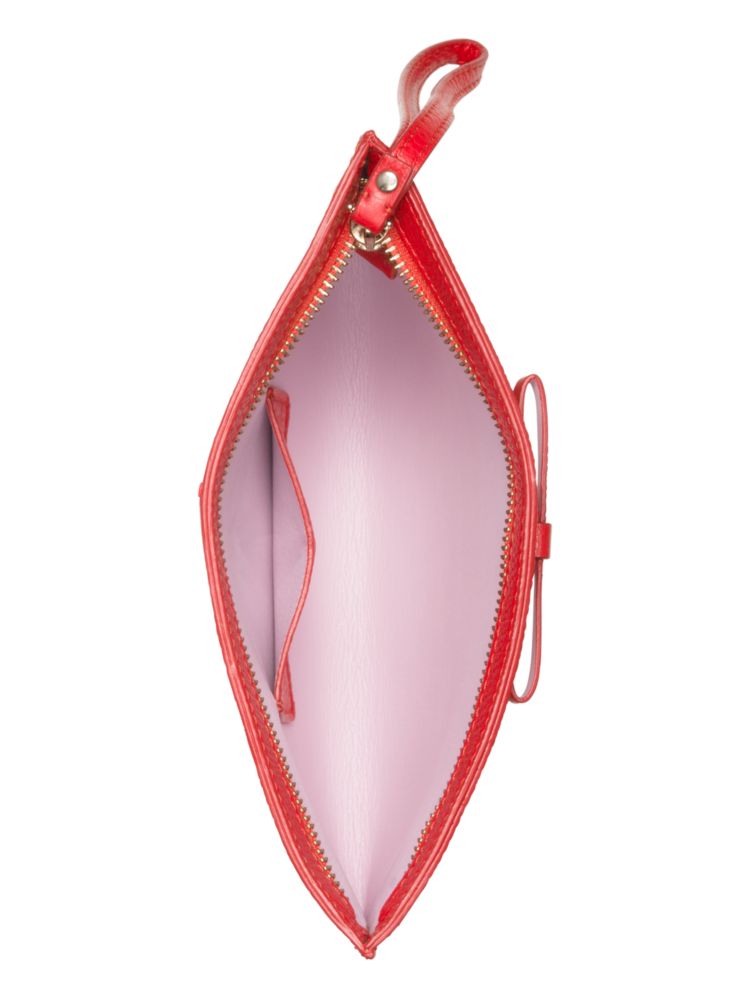 Kate Spade,On Purpose Leather Wristlet,