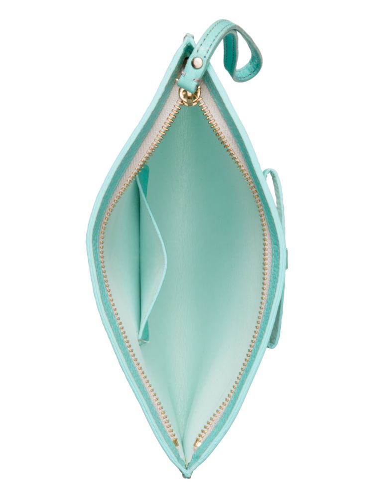 Kate Spade,On Purpose Leather Wristlet,