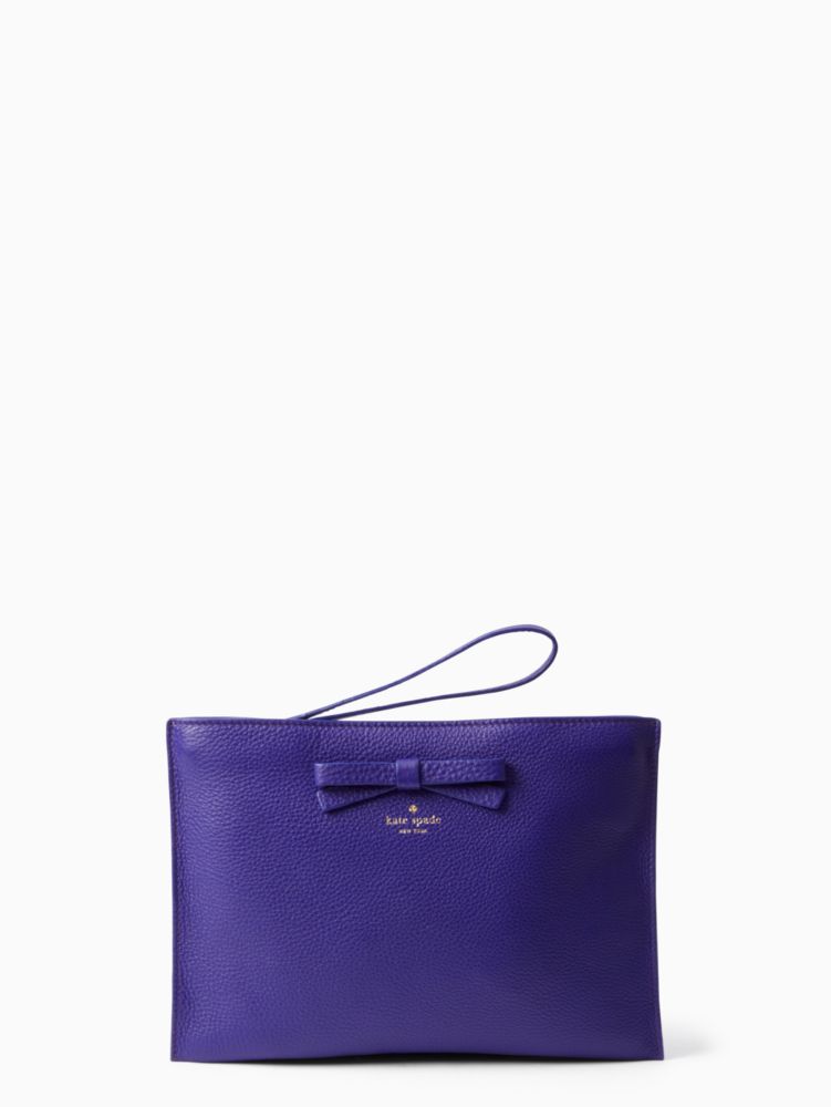 On Purpose Leather Wristlet, , Product
