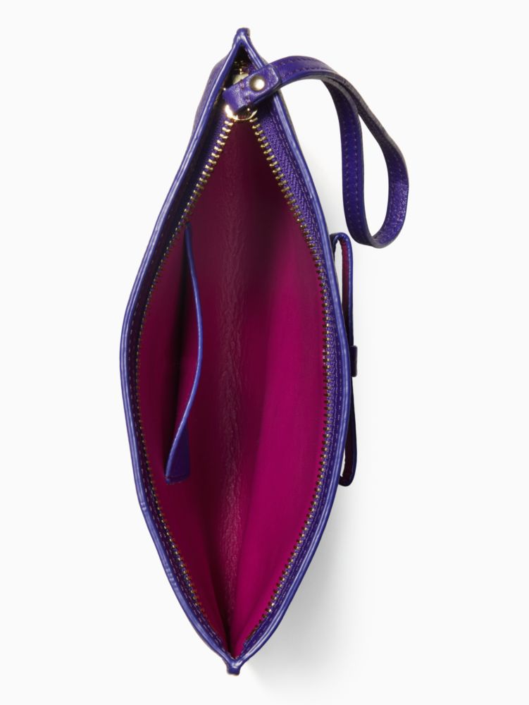 On Purpose Leather Wristlet, , Product