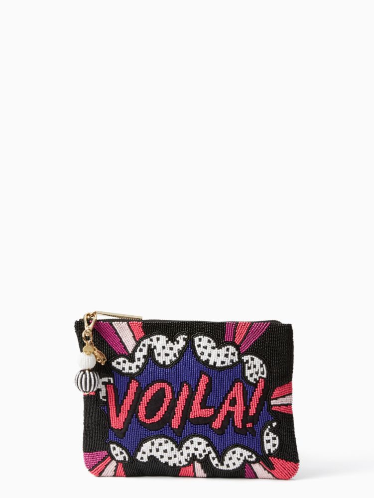 Kate Spade,On Purpose Voila Beaded Clutch,