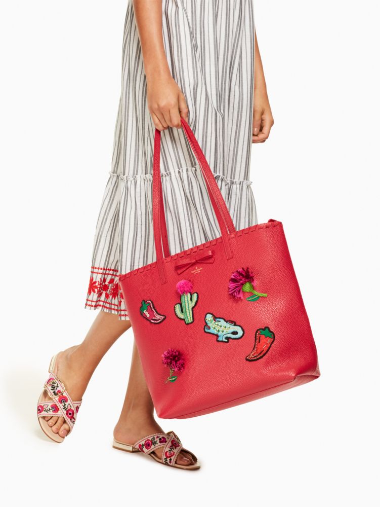 Kate Spade,On Purpose Zip-top Leather Tote,