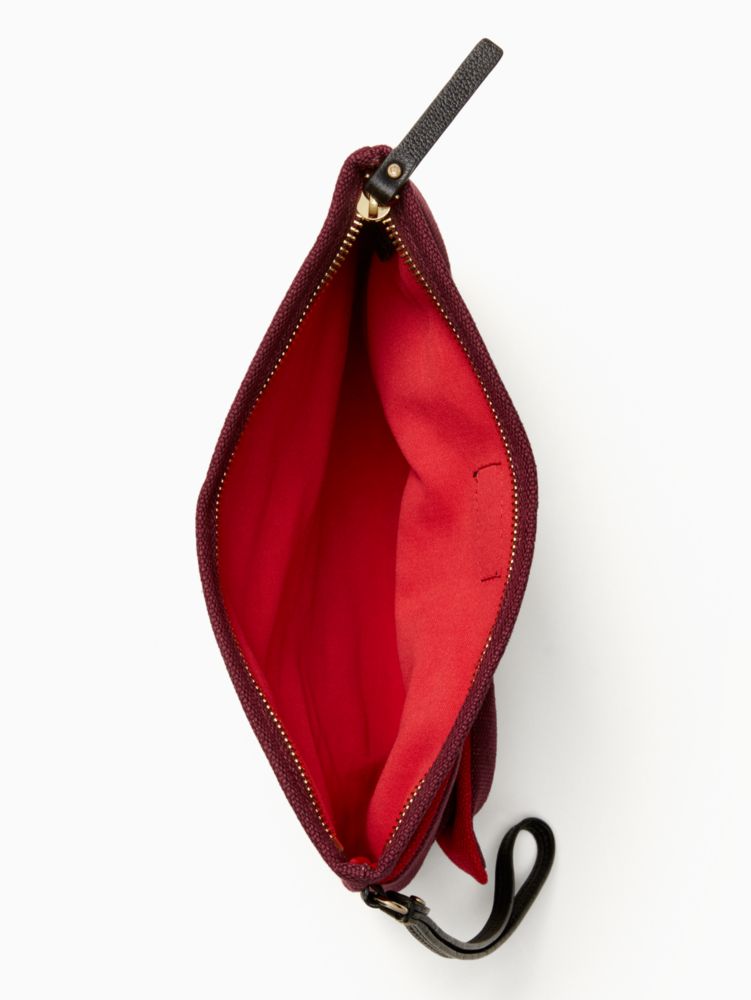 Kate Spade,On Purpose Canvas Wristlet,