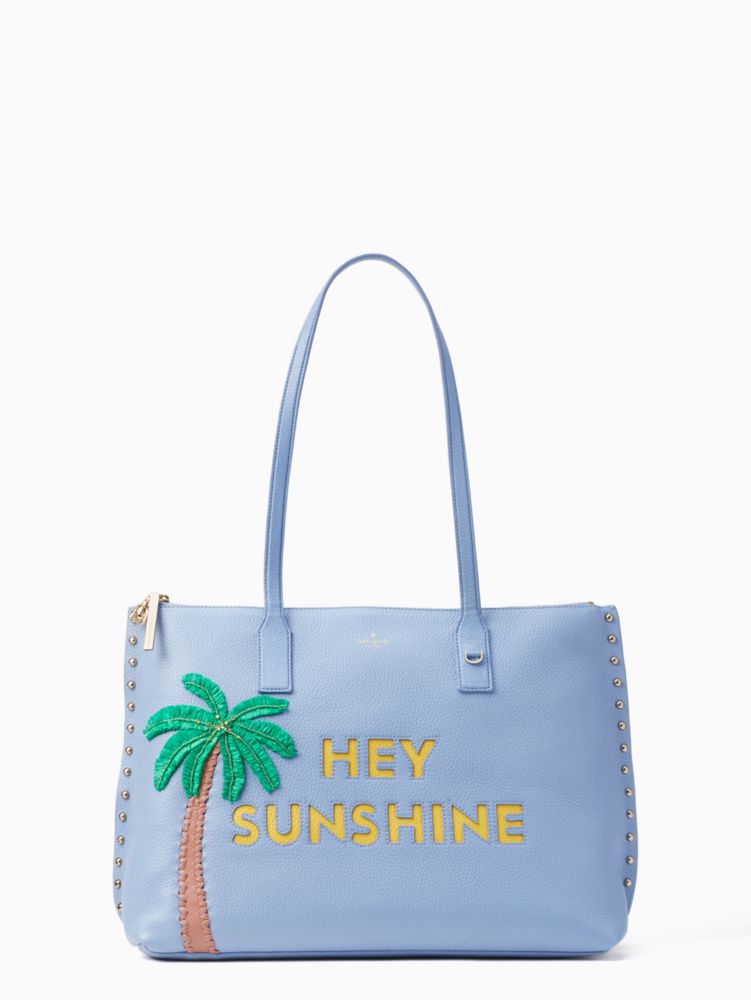 Hey Tote Bag Blue